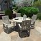 Highwood Usa Lehigh 5pc Round Outdoor Patio Furniture Dining Set AD-DNL48-HGR - alternate 3